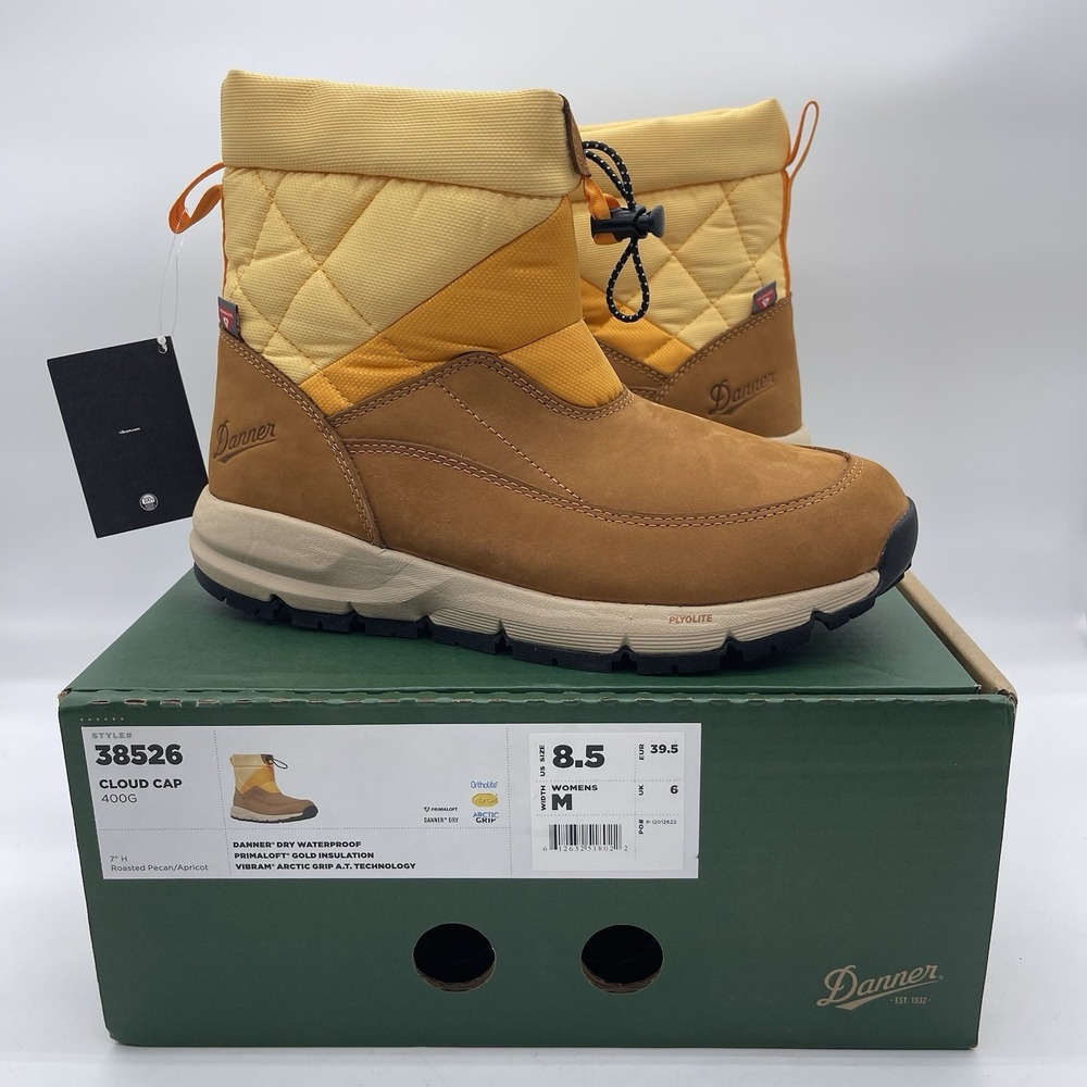 Danner Cloud Cap 400G 38526 Women's SIze 8.5 Hiking Trail Boots Roasted‎ Pecan